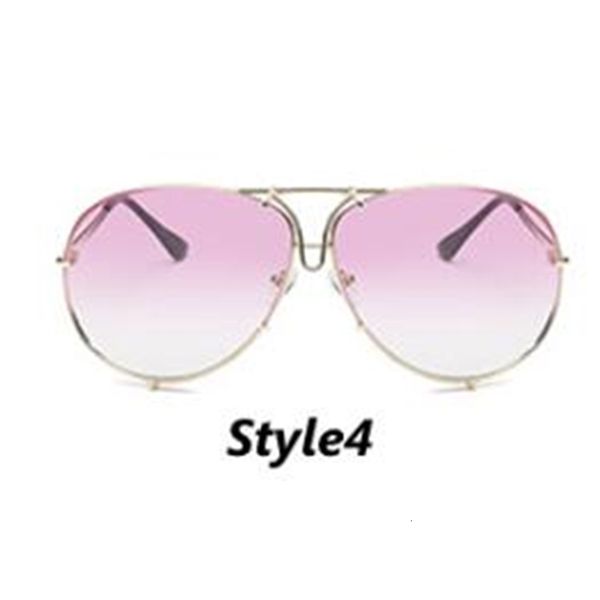 

2021 new uv400 women sunglasses mirror rimless oval driving glsses for lady with box c3rl, White;black