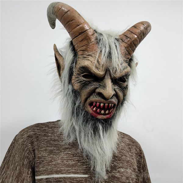 

costume accessories lucifer face mask devil cosplay masks anime mascarillas halloween demon latex masques terror costumes props masquerade h, Silver