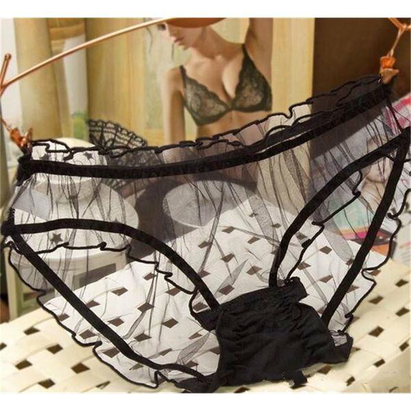 

underwear for lingerie transparent panties women mesh thongs ladies underpants briefs 100pcs/lot, Red;black