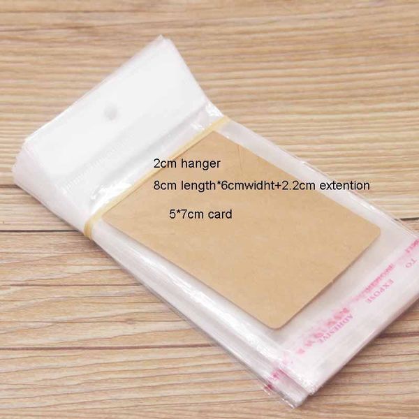 

100 шт. установите горячую продажу полезные новые прибыльные упаковочные прозрачные пластиковые пакеты уплотнения ювелирные изделия подарок