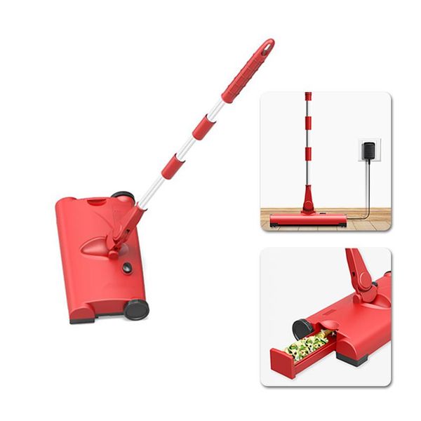 

портативная электрическая mop wireless wiper usb аккумуляторный переключатель для ног низкий уровень шума 3 в 1 пылесос с 280 мл