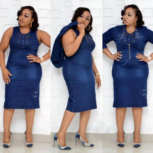 

ethnic clothing 2 two piece set african dresses for women jeans dashiki clothes european denim american, Red