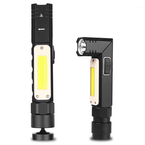 

usb rechargeable magnetic inspection lamp emergency xpg led cob working light1