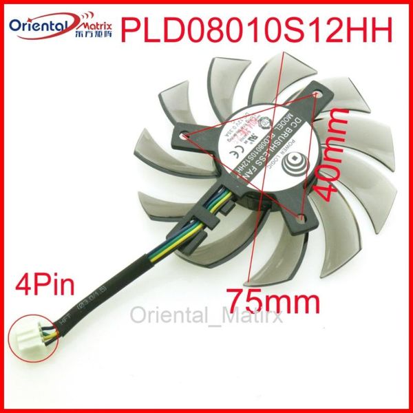 

fd7010h12s pld08010s12hh 12v 0.35a 75mm vga fan graphics card cooling fan gpu cooler