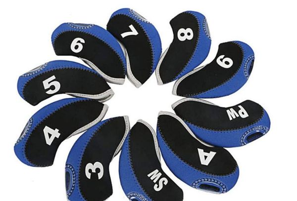 

the new golf iron cover, extended version of the club cap cover 10 magnets/group, durable, and simple