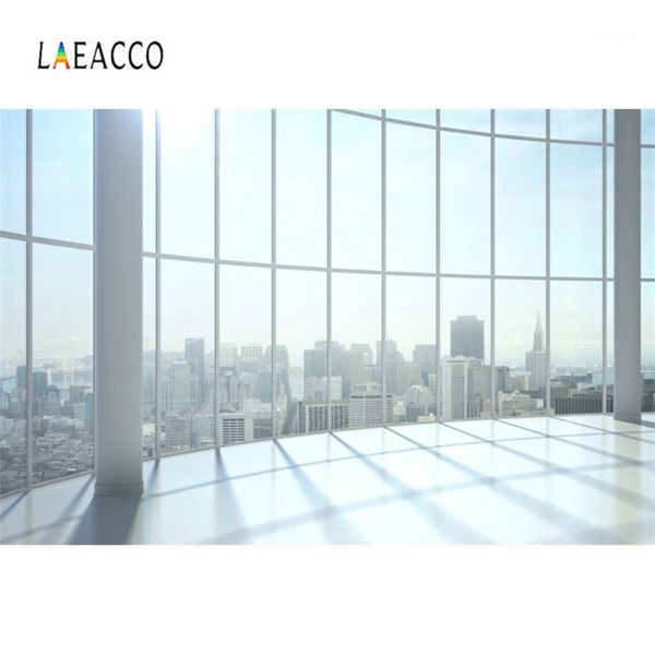 

laeacco p backgrounds view house french window city building shiny sunshine interior p backdrops pcall studio1