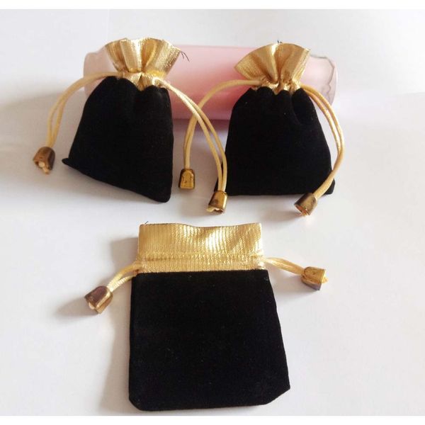 

500 шт. phnom penh gold beas beach bearvet bag ювелирные изделия чехол подарочные сумки свадьба сумка drawstring женщина украшения дисплей п