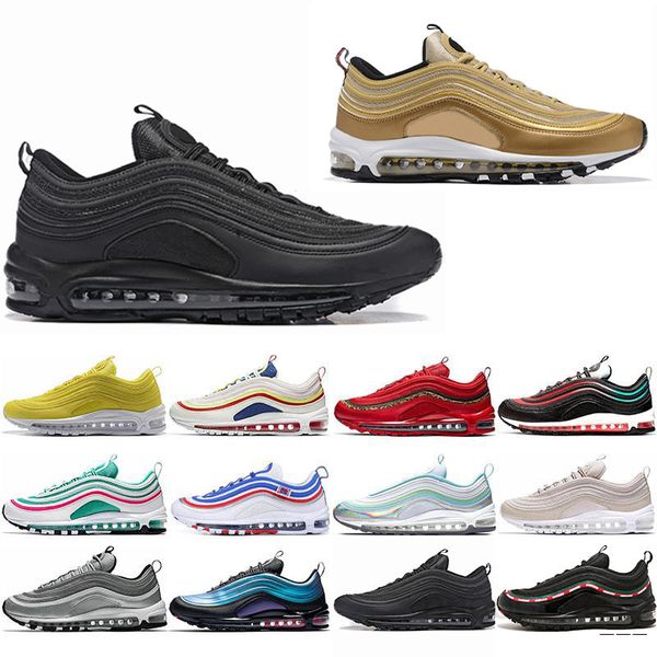 

2019 new arrival with box air mens womens casual shoes cushion silver gold sneakers athletics sports outdoor shoes hj6n