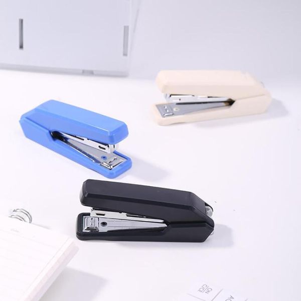 

mini office school stapler 2 12 sheet capacity one finger press labor saving manual stapler with staples remover 10 staples h wmtdnj