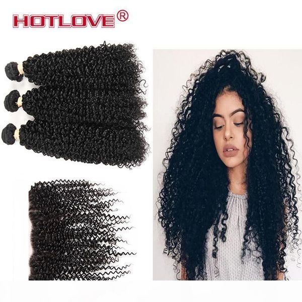 

ove mongolian kinky curly human hair 3 bundles with 13*4 lace frontal mongolian kinky curly closure natural black remy hair 4pcs lot, Black;brown