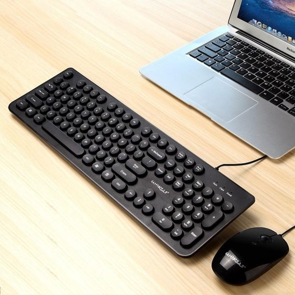 

warwolf punk wired keyboard wired mouse set