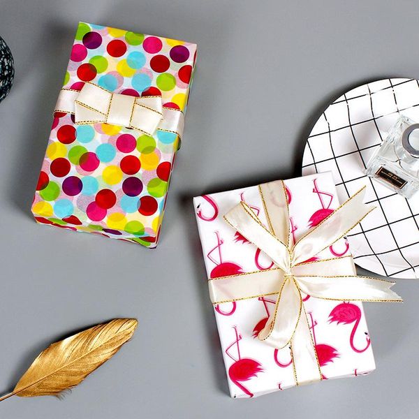 

10pcs colorfuf tissue paper christmas gift packaging star line home decoration party wedding diy supplies wholesale 5070cm wmtdpt