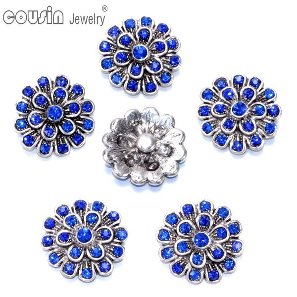 

new jewelry arrivals rhinestone fit 18mm snap button bracelets & bangle necklace kz0187a