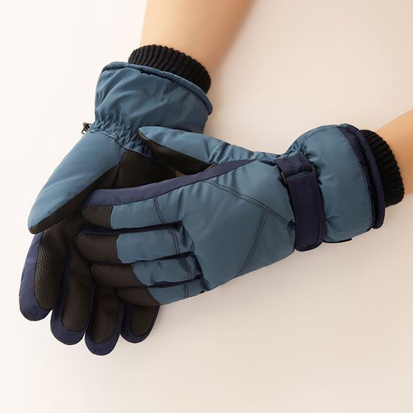 

ski men's windproof waterproof cold proof warm thickened cotton riding plush motorcycle gloves winter