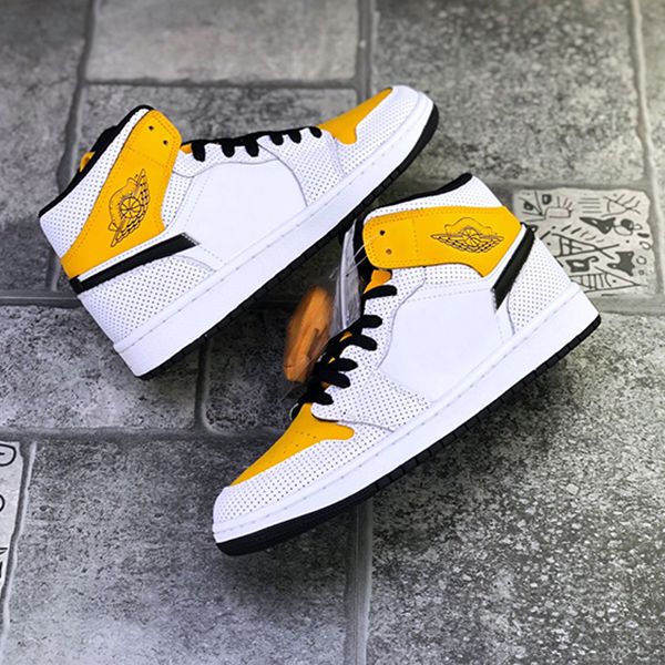 

2021 jumpman 1 i og mid nrg men women basketball shoes laser orange 1s designer shoes yellow sports sneakers mens trainers, White;red