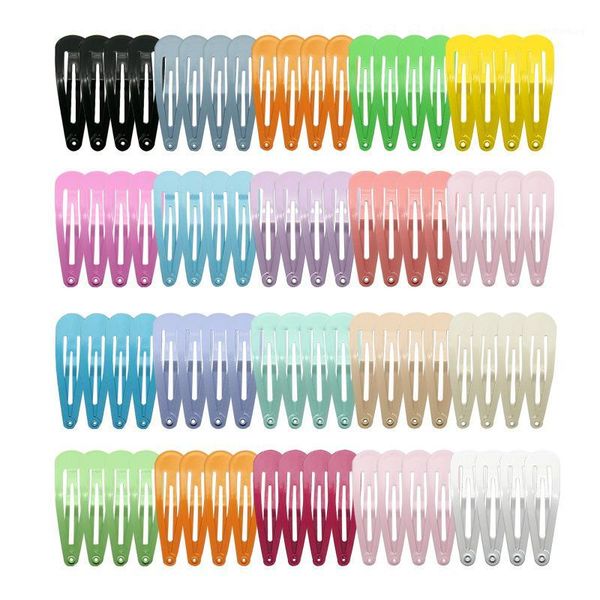 

christmas decorations 80pcs hair clips, 2 inch non-slip metal barrettes for girls, kids, baby and women. (18 colors)1