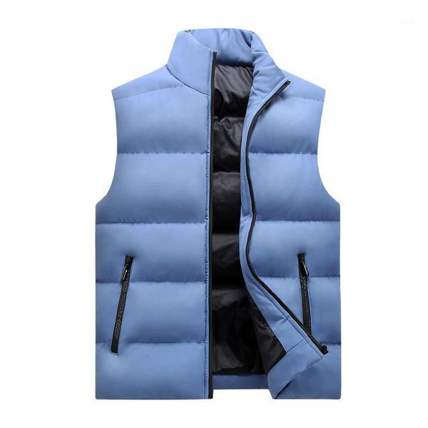 

vest men sleeveless winter male jacket autumn new style lightweight coats male cotton men's vest jacket thick outwear waistcoat1, Black;white