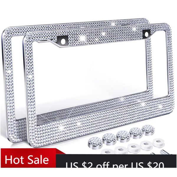 

1 шт. bling crystal liene plate plate frame женщины роскошные ручной кадр rhinestone каркас каркас с кнопка зажигания подходит для u sqcafo