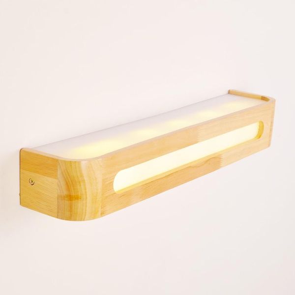 

wall lamp led mirror light 500mm ac90-260v modern cosmetic wooden waterproof bathroom lighting loft style