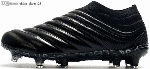 

mens soccer cleats women copa 20 fg 12 shoes size us girls botines crampons de 46 football boots men 38 eur big kid boys ag childr346w, Black