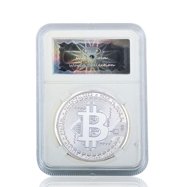 

rh gold plated bitcoin coin collectible art collection gift physical commemorative casascius bit btc metal imitation f wmttcc
