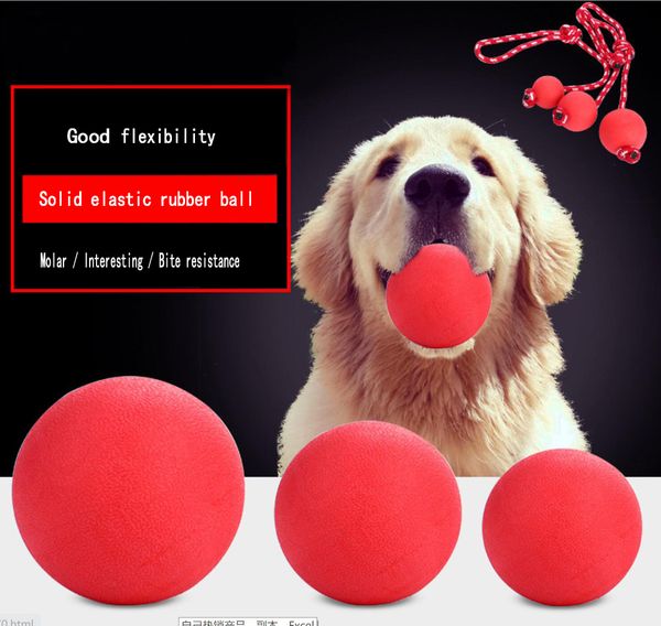 

pet toy not bad ball solid rubber bouncy ball dogs dog accessories bite toy
