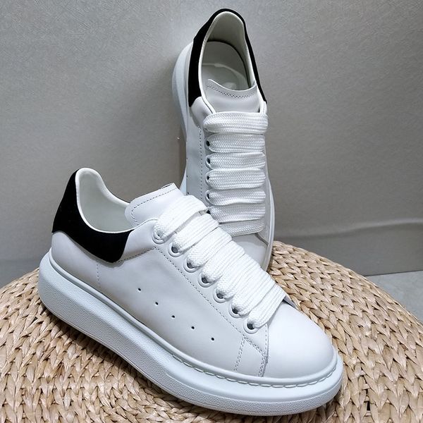 

2021 new luxury fashion men's and women's casual shoes air soles comfortable thick bottom increased couple casual white shoes 35-4, Black