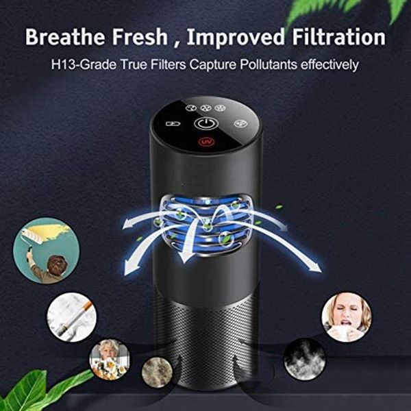 

hepa air purifier smoke car purifiers for home pets hair true hepa filter for small bedroom 4-stage filtration