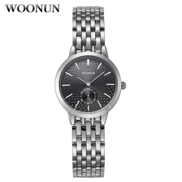 

2020 waterproof quartz wristwatches fashion watch women watches ladies stainless steel geneva1, Slivery;brown