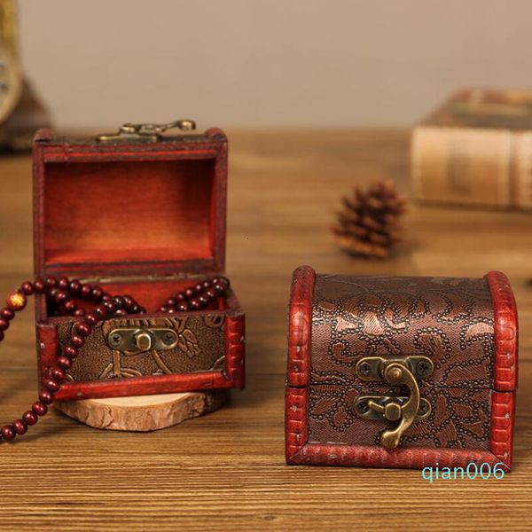 

storage 200pcs vintage jewelry box organizer case mini wood flower pattern metal container handmade wooden1ewc