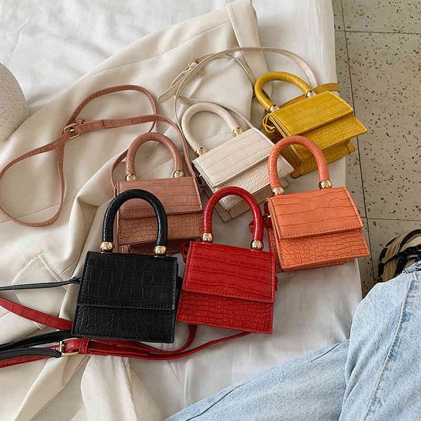 

crocodile pattern crossbody bags for women 2020 new quality pu leather designer's handbags small shoulder messenger