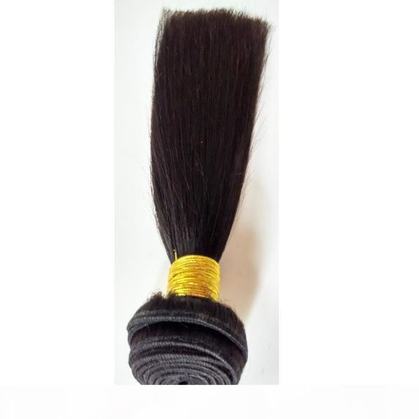 

бразильский волос плетение связки лучший 8а необработанные 8-28inch indin remy человеческих волос уток естественный цвет 1pc много дешевые б, Black