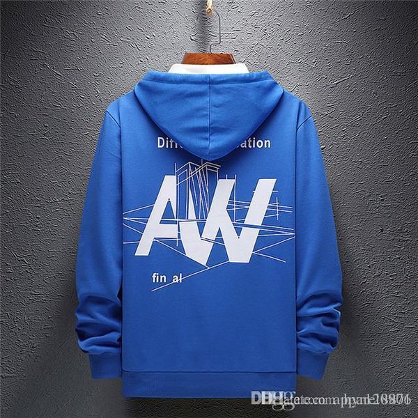 

men's sportswear and apparel 20 years of autumn and winter men's fashion designer hoodies, long-sleeved styles and more solid colo, Black