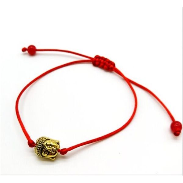 

buddha cord 20pcs/lot red lucky adjustable string bracelet diy jewelry new