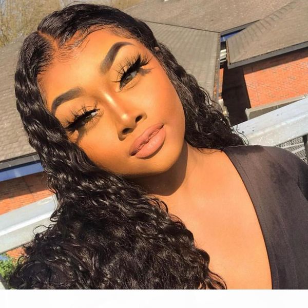 

u part wig human hair mongolian remy water wave wigs pre plucked 130% density middle part wig natural color, Black;brown