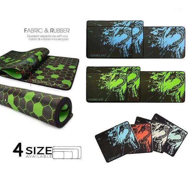 

mouse pads & wrist rests multi-size blue dragon pad no-slip natural rubber keyboard cover computer gaming mat locking edge desk mat1