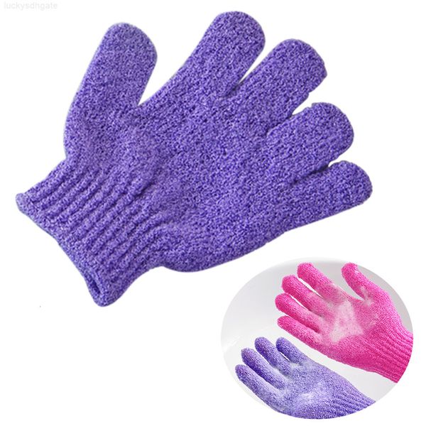 

bubble gloves towel bath five exfoliating spa finger random color massage nylon