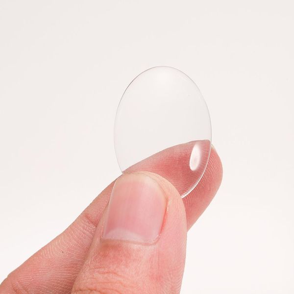 

5-50pcs/lot length 10-50mm oval flat transparent glass cabochon dome cover diy pendant ring jewelry making supplies accessories q bbyfkv, Black