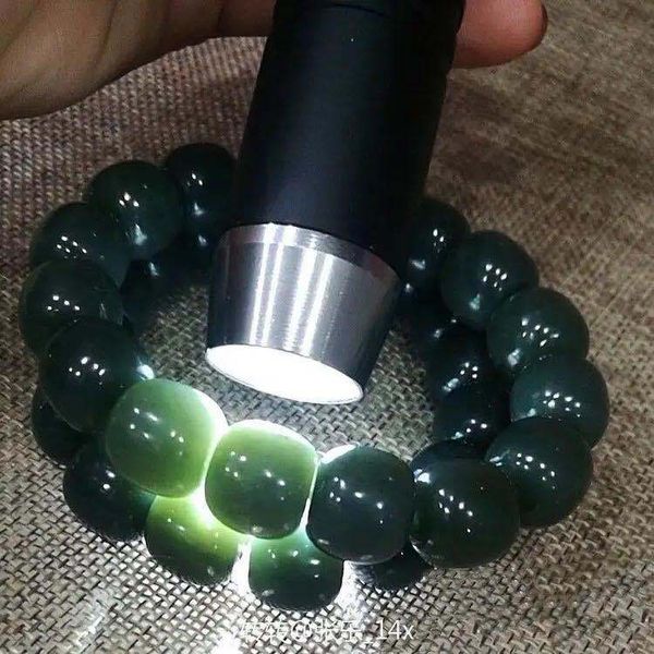 

natural hetian black green jade bracelet bangle beads jadite jade bracelets jade jewelry christmas bracelet 13*14mm q1201