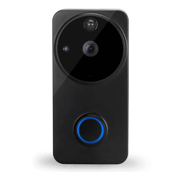 

mllse d1 household wifi wireless video talk-to-talk doorbell low power mobile telephone remote video smart doorbell (black