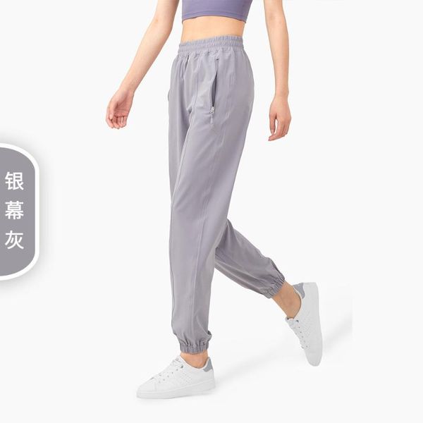 

новая 2020 шифрованные фитнес брюки молния карманы высоких талии женщины персик задница легкого досуг спорт йога одежда, Black;blue