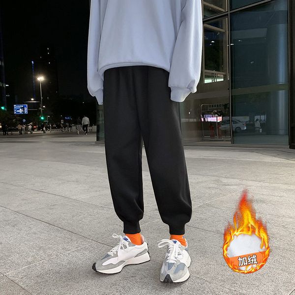 

2021 new new autumn arrivals men's loosey style nice cotton size big 5xl sport better bi83, Black