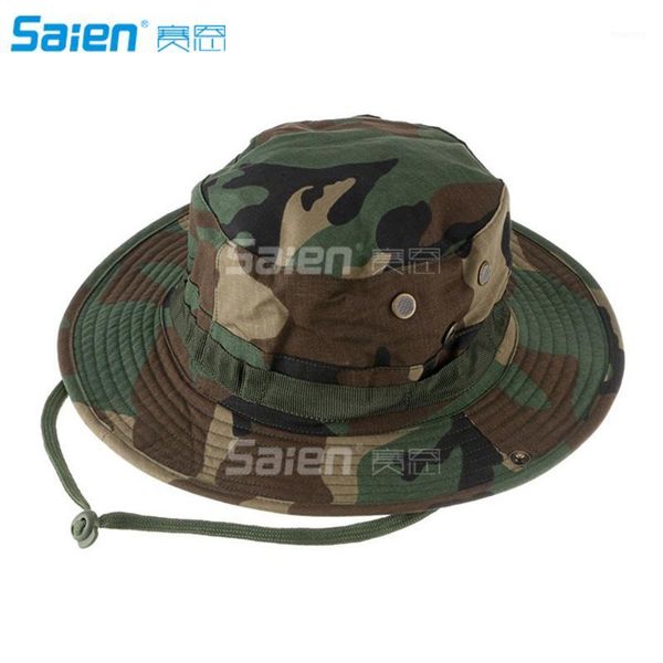 

cycling caps & masks camouflage bush safari outdoor fishing hiking hunting boating snap brim hat sun cap1, Black
