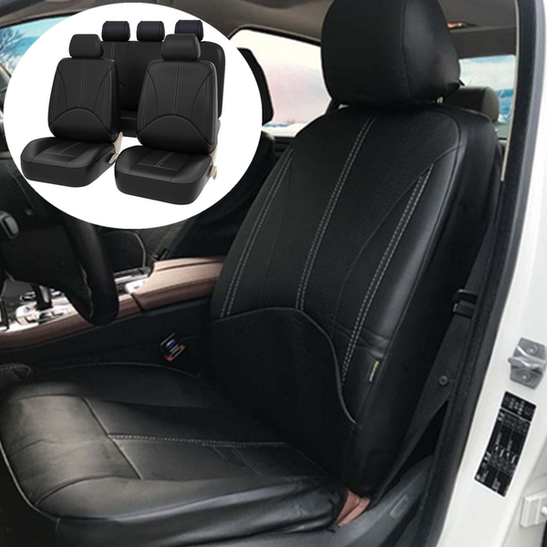 

wholesale 9x pu leather car seat covers front rear full set fit for interior accessories