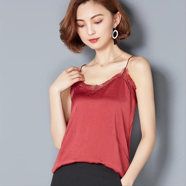 

new lvtch summer  chiffon shirt v neck solid color sleevess office lady work casual shirts, White