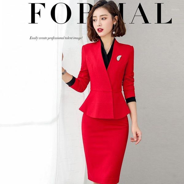 

spring autumn business suits,women slim fit formal skirt suits,office lady suit set,korean version interview formal clothes,f201, White;black