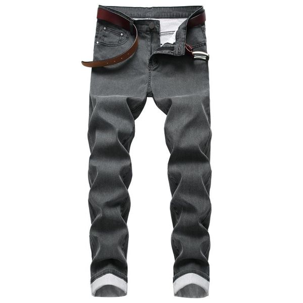 

plus size men's jeans skinny casual ripped hole patchwork pants slim pencil denim bandage trousers autumn streetwear men spring, Blue