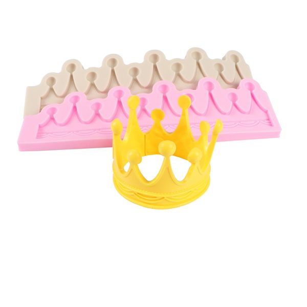 

sugar melting silicone mould three-dimensional crown moulds chocolates cake baking mold selling with various pattern 6mk j1