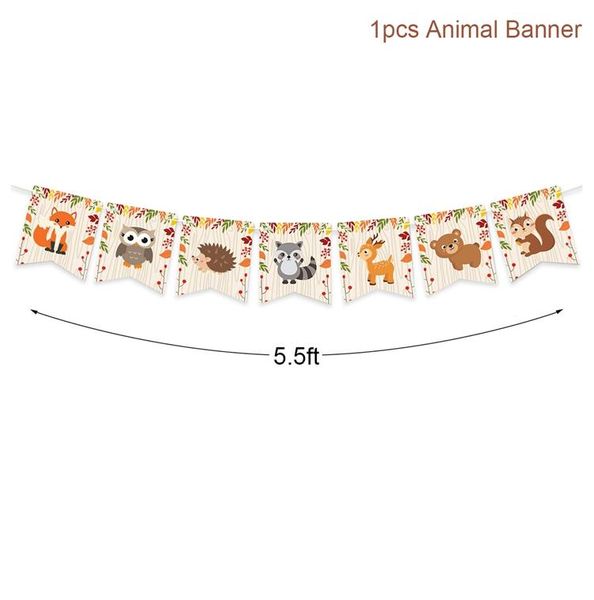 

fengrise woodland tableware jungle safari birthday decoration wild one 1st bithday party supplies forest animal paper plates jllbxk