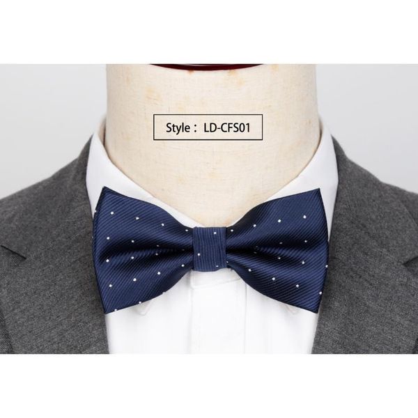 

men bowtie fashion butterfly gravata party wedding bow tie for boys girls candy color dot pattern bowknot accessories qylwon, Black;gray